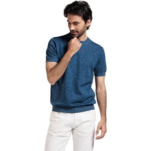 Thomas Maine - T-shirt - Blauw - Wol