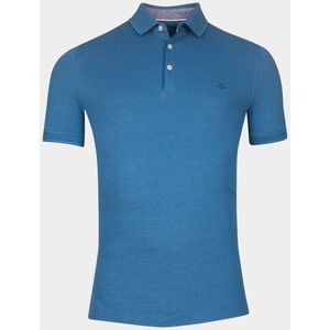 Baileys - Polo - Korte Mouw - Blauw - Oxford Pique