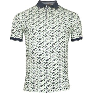 Baileys polo groen geprint normale fit
