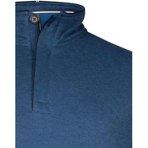 Baileys - Trui - Donkerblauw - 100% Katoen - Half Zip