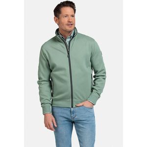 Baileys Vest 512292 - Groen - Sweat Cardigan Zip Fine Pique