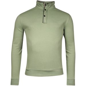 Baileys - Trui - Groen - Katoen - Half Zip