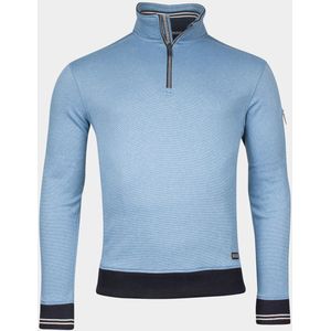 Baileys Half Zip Blauw Sweatshirt - Model 513155/65