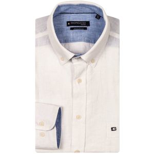 Giordano casual overhemd creme
