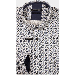 Giordano - Ivy - Overhemd - Blauw - Katoen/Elastaan - Lange Mouwen