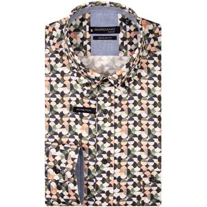 Giordano - Overhemd - Roze - Katoen/Elastaan - Regular Fit