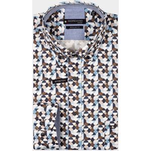 Giordano - Ivy Long Sleeve - Casual Overhemd - Blauw