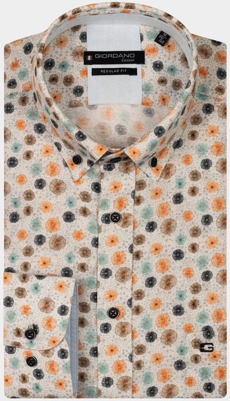 Giordano - Ivy Long Sleeve - Casual Overhemd - Roze - 517015/25