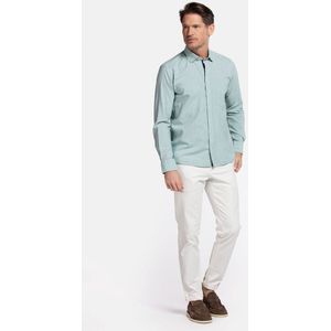 Giordano overhemd groen borstzak tencel