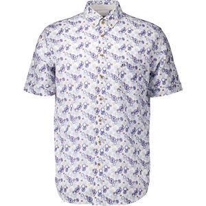 Giordano - Casual Overhemd - Blauw - Katoen