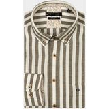 Giordano - Overhemd - Khaki - Linnen