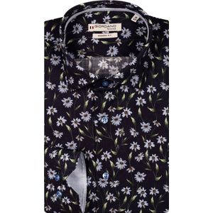 Giordano - Maggiore Long Sleeve - Casual Hemd - Blauw - Lange Mouw