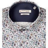 Giordano - Overhemd - Gebloemd - Lange Mouwen - 97% Katoen/3% Elasthan