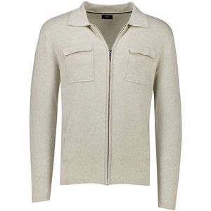 Baileys - Overshirt - Beige - Katoen - Dubbele Borstzak
