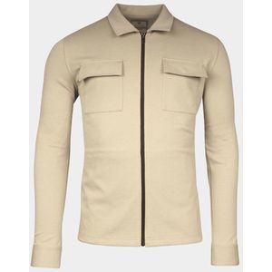 Baileys - Overshirt - Beige - Sweat - Regular Fit