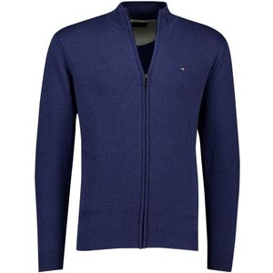 Portofino - Vest - Donkerblauw - 100% Katoen - Normale Fit