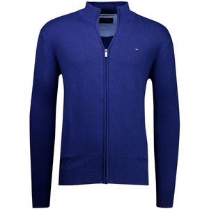 Portofino Vest - Kobaltblauw - Katoen - Normale Fit