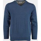 Bos - Pullover - Blauw - Cotton - Regular Fit - 518100CCT-13/675
