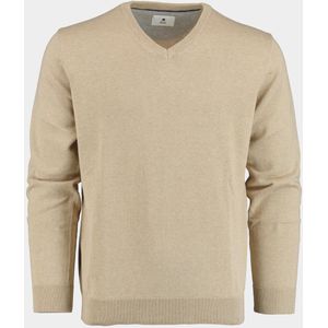 Bos Pullover Beige Cotton Regular Fit zand 518100CCT-13/825
