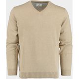Bos - Pullover - Beige - Cotton - Regular Fit