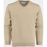 Bos - Pullover - Beige - Cotton - Regular Fit