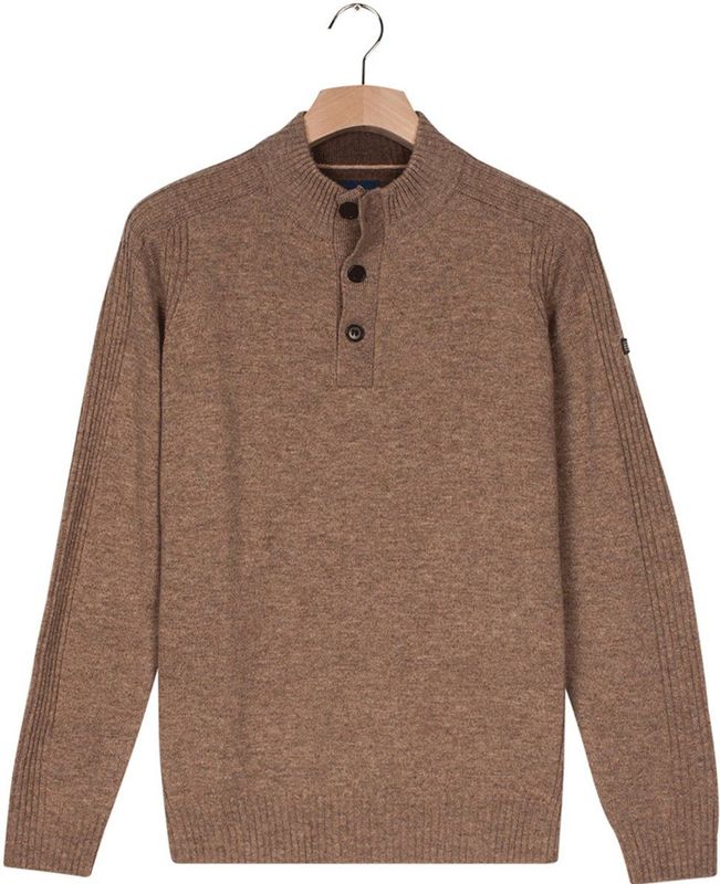 Baileys - 520095/865 - Pullover - Bruin - 1/2 Zip