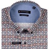 Giordano - Ivy Long Sleeve - Herenoverhemd - Paars - Lange Mouw