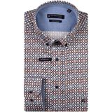 Giordano - Ivy Long Sleeve - Herenoverhemd - Paars - Lange Mouw