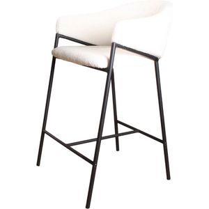 DS4U Elza barkruk boucle ivoor 65 cm