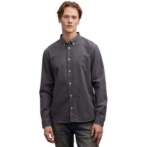 Denham - Rich Denim Reg Shirt - Langemouw Overhemd - Grijs - Denim
