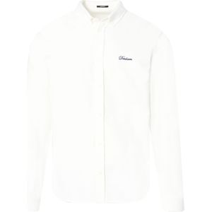 DENHAM - Stefan - Casual Overhemd - Wit - Lange Mouw