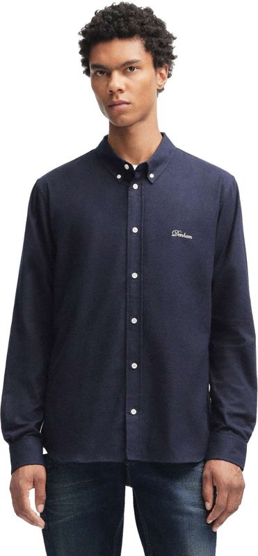 Denham Stefan casual overhemd met lange mouwen
