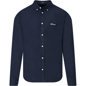 Denham - Overhemd - Blauw - Katoen