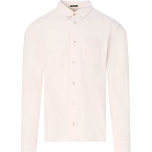 DENHAM Bridge Casual Heren Overhemd - Wit met Klassieke Kraag