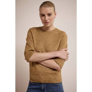Tramontana - Gebreide Trui - Bruin - Met Pailletten