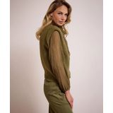 Tramontana - Bow Detailed Top - Blousetop - Groen - Lange Mouwen
