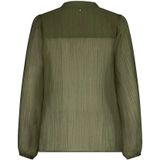 Tramontana - Bow Detailed Top - Blousetop - Groen - Lange Mouwen