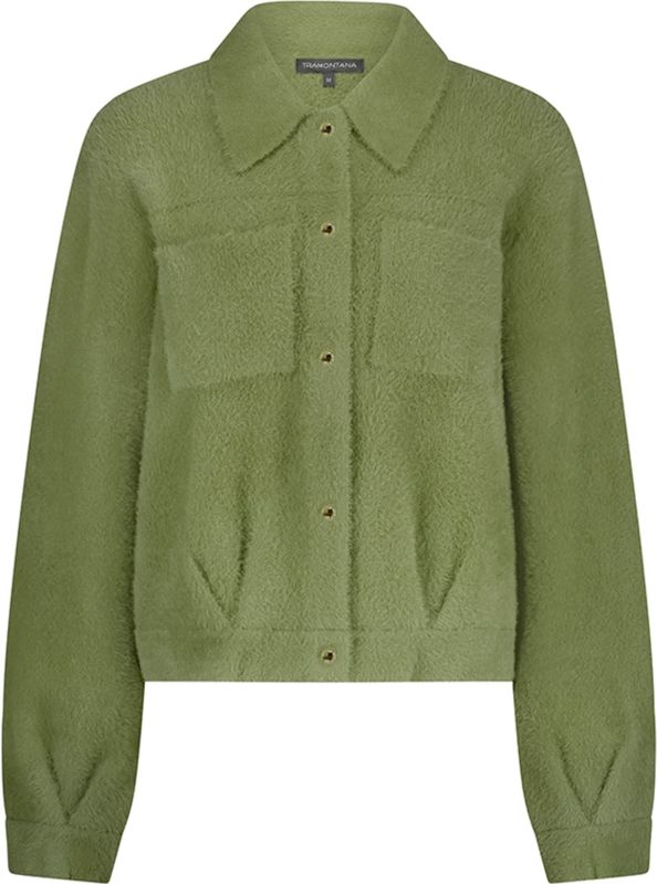 Tramontana - Gebreid Vest - Groen