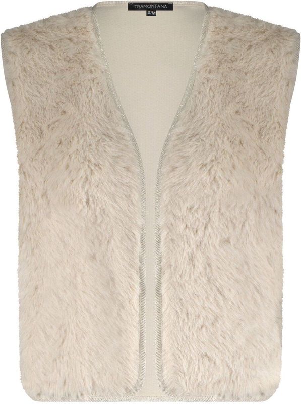 Tramontana - Faux Fur Gilet - Neutraal - Vesten
