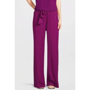 Tramontana - Wide Leg High Waist Broek - Violet