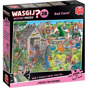 Wasgij Destiny 28 Legpuzzel - De Mancave van Pa, 1000st.