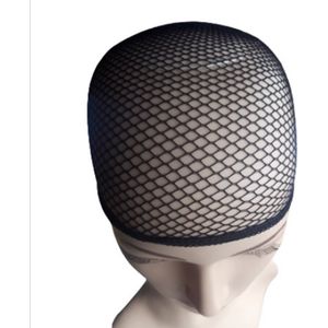 BamBella® Wig Cap 2 stuks zwart Gaas Pruik Rekbare Elastische Haarnet