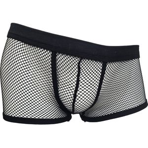 BamBella® Boxer short kant voor mannen - XS/S - doorzichtig Erotische Sexy Lingerie Heren - Zwart mannen ondergoed slip