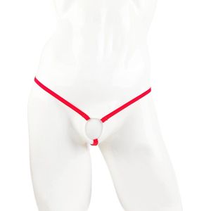 BamBella ® - Sexy Erotische bondage Lingerie Maat L/XL onesize Heren onderbroek Rood mannen