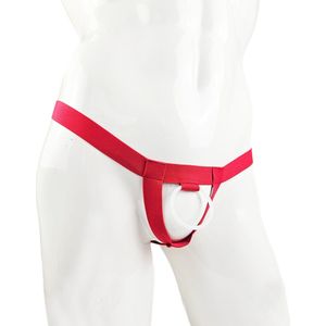 BamBella ® - Sexy Erotische bondage Lingerie Maat L/XL onesize Heren cock ring onderbroek Rood mannen