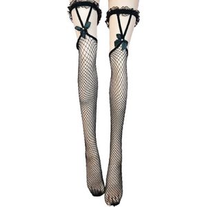 BamBella® - Erotisch Panty kousen dames - Sexy hoge sokken zwart