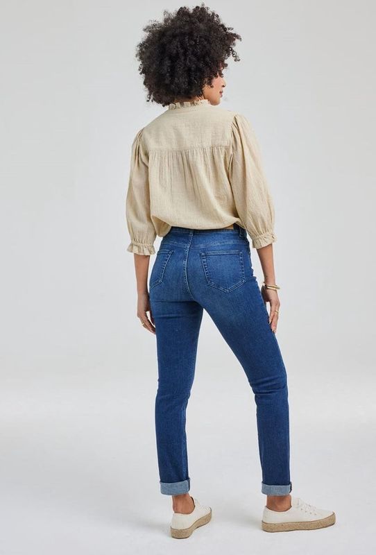 Didi high waist dark blue denim