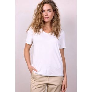Didi - T-shirt - Wit - Korte Mouwen - Ronde Hals