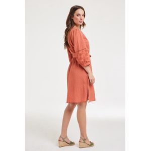 Tunic Marseille - Tuniek - Beige en Bruin - 100% Katoen