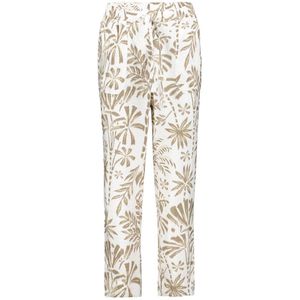 Didi - Casual Broek - Wit - High Waist - Stretchmateriaal